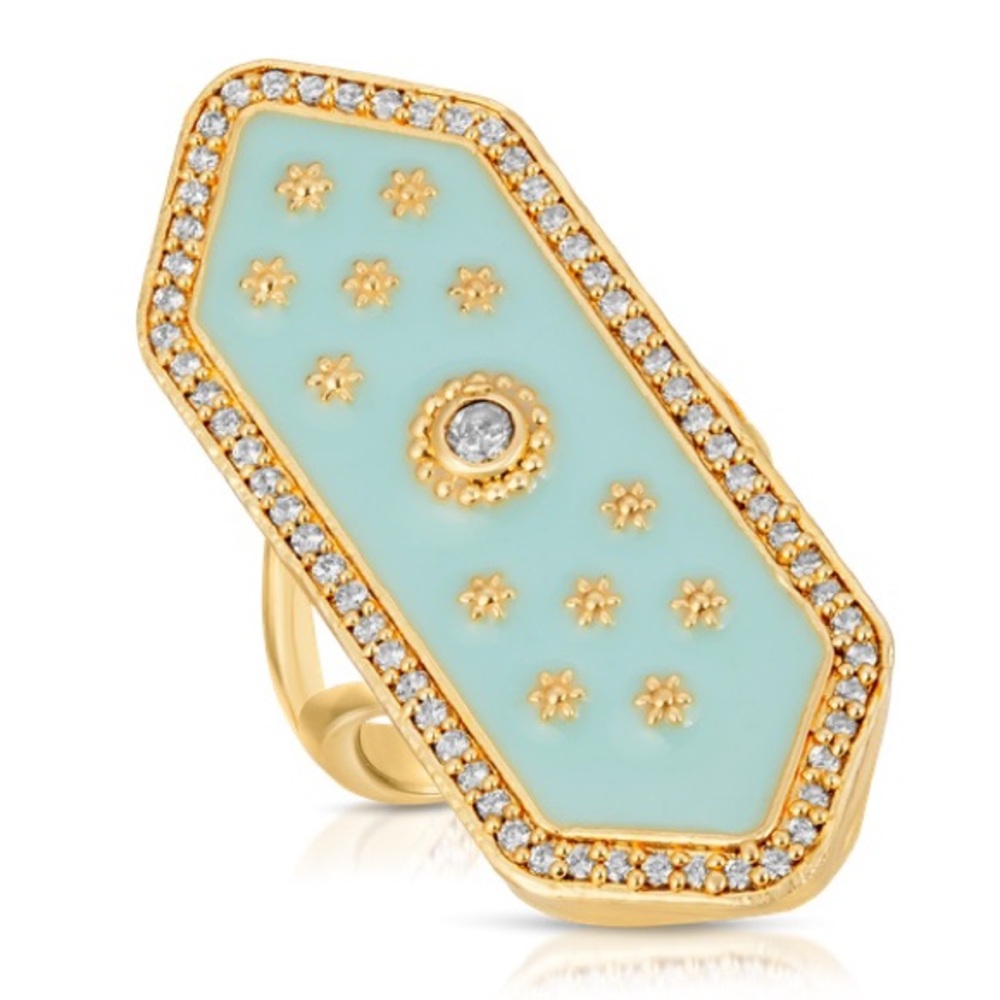 Lux Divine Eloise Shield Ring